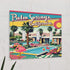 Palm Spring California Kitschy Mod Flamingo Modern Switch Cover 3-Gang 3 Toggle - Mid Century Modern Gal