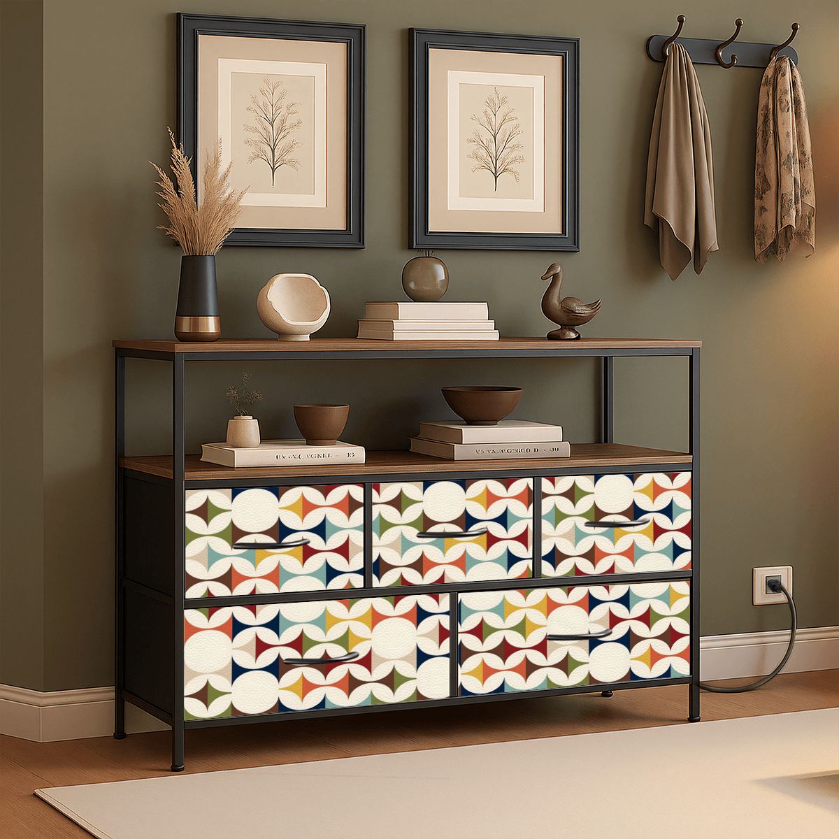 Mid Century Modern Scandinavian Designed TV Stand Media Console - Mid Century Modern Gal