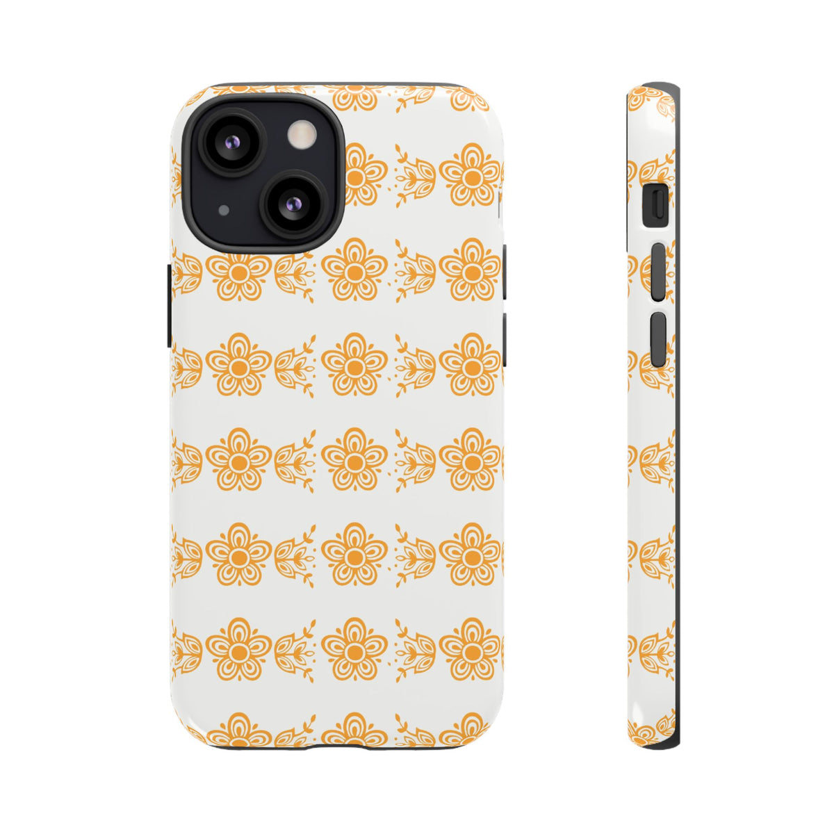 Pyrex Golden Butterfly Floral Phone Case, Tough Cases for Stylish Protection, Gift for Her, Durable, Trendy Floral Design, Cell Phone Cover
