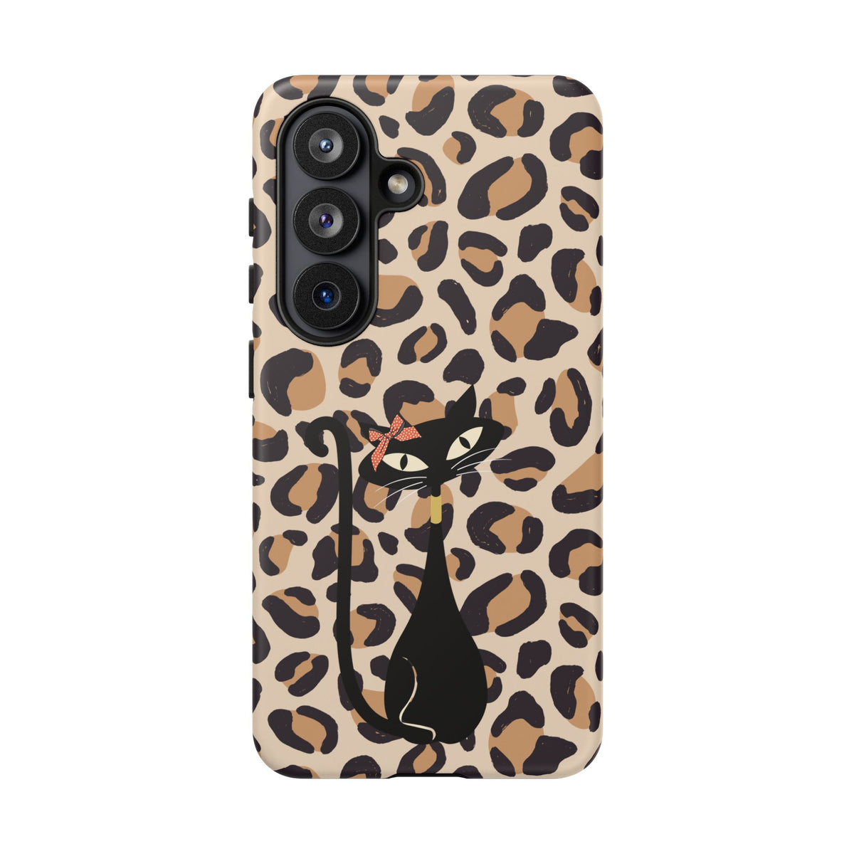 Mid Century Modern 50s Leopard Print, Atomic Cat, Mid Mod Tough Cases