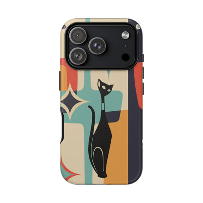 Atomic Cat, Sexton Cat, Mid Mod, Retro Geometric, Starburst Tough Phone Cases