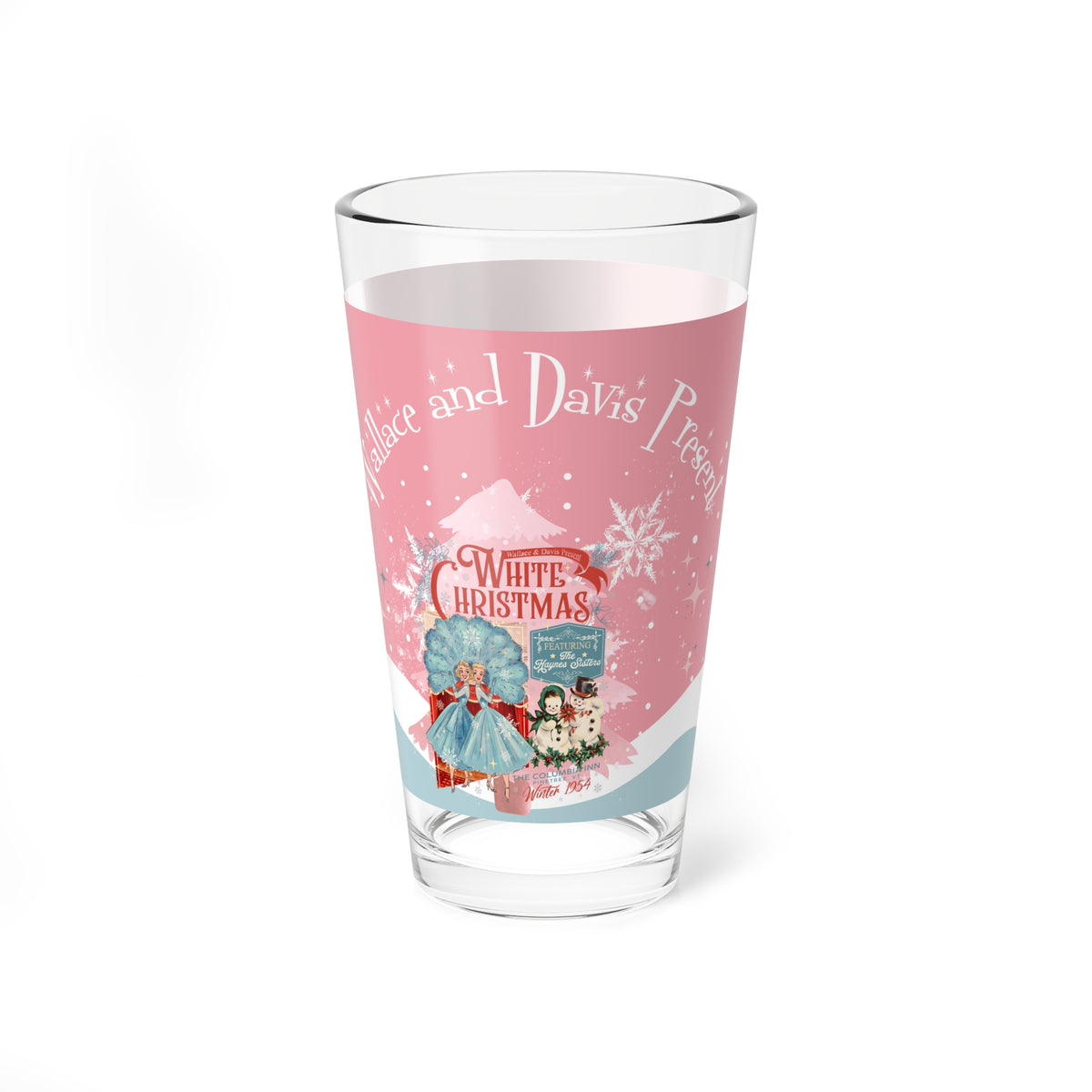 Sisters Sisters Wallace And Davis Festive Drinkware Christmas - Mid Century Modern Gal