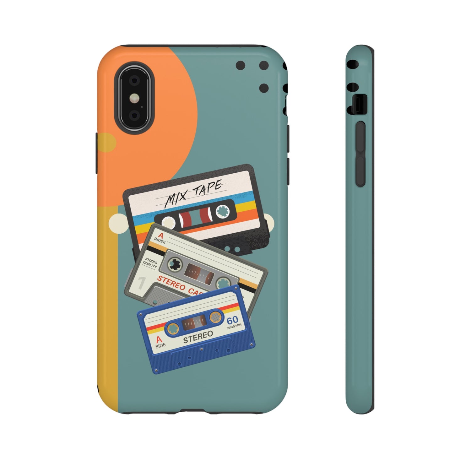 Gen X, Retro Cassettes Mid Mod Smart Phone Tough Cases