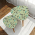 Atomic Cat Kitschy Mod Set Of Two Nesting Tables With Bamboo Legs - Mid Century Modern Gal