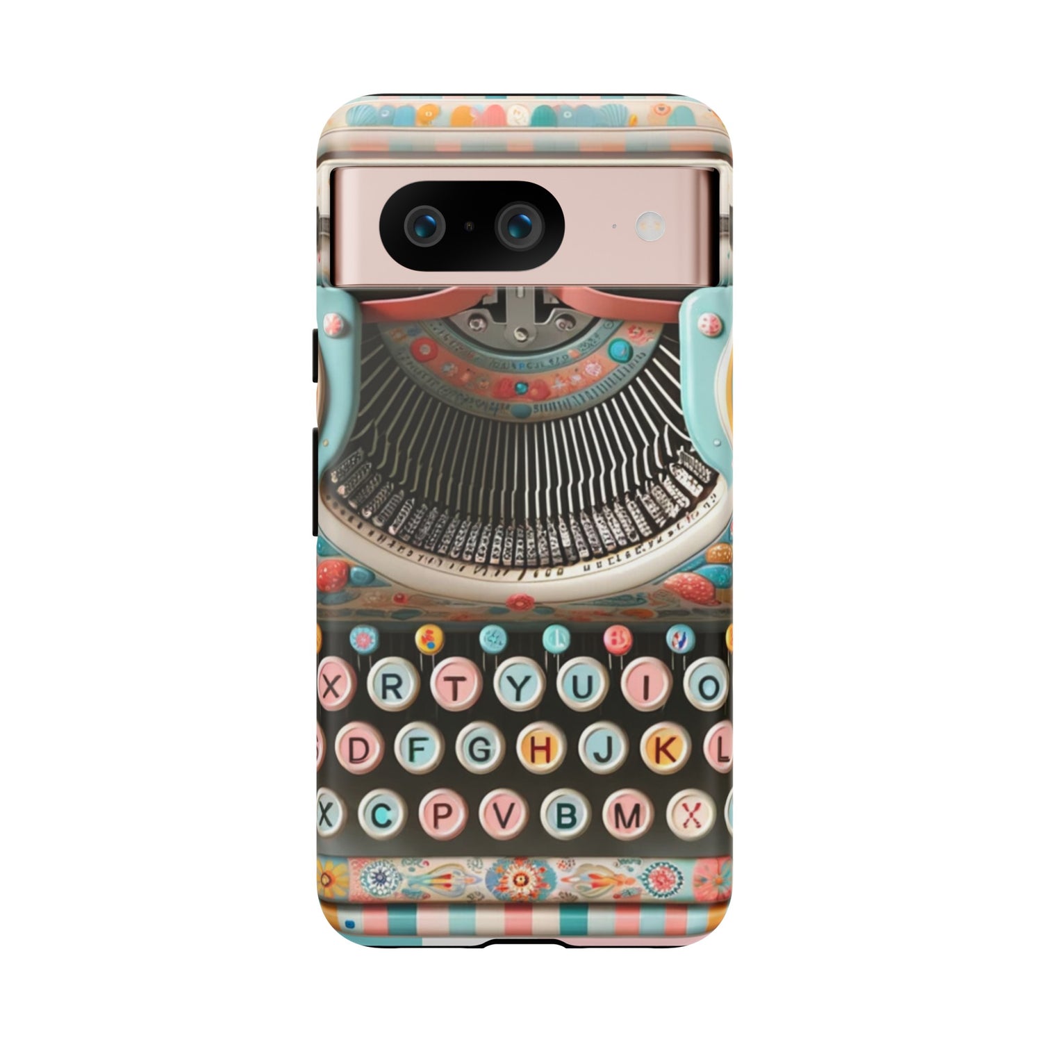 Retro Typewriter Mid Mod Kitschy  Quirky Fun Smart Phone, Tough Cases