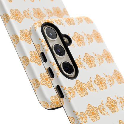 Pyrex Golden Butterfly Floral Phone Case, Tough Cases for Stylish Protection, Gift for Her, Durable, Trendy Floral Design, Cell Phone Cover