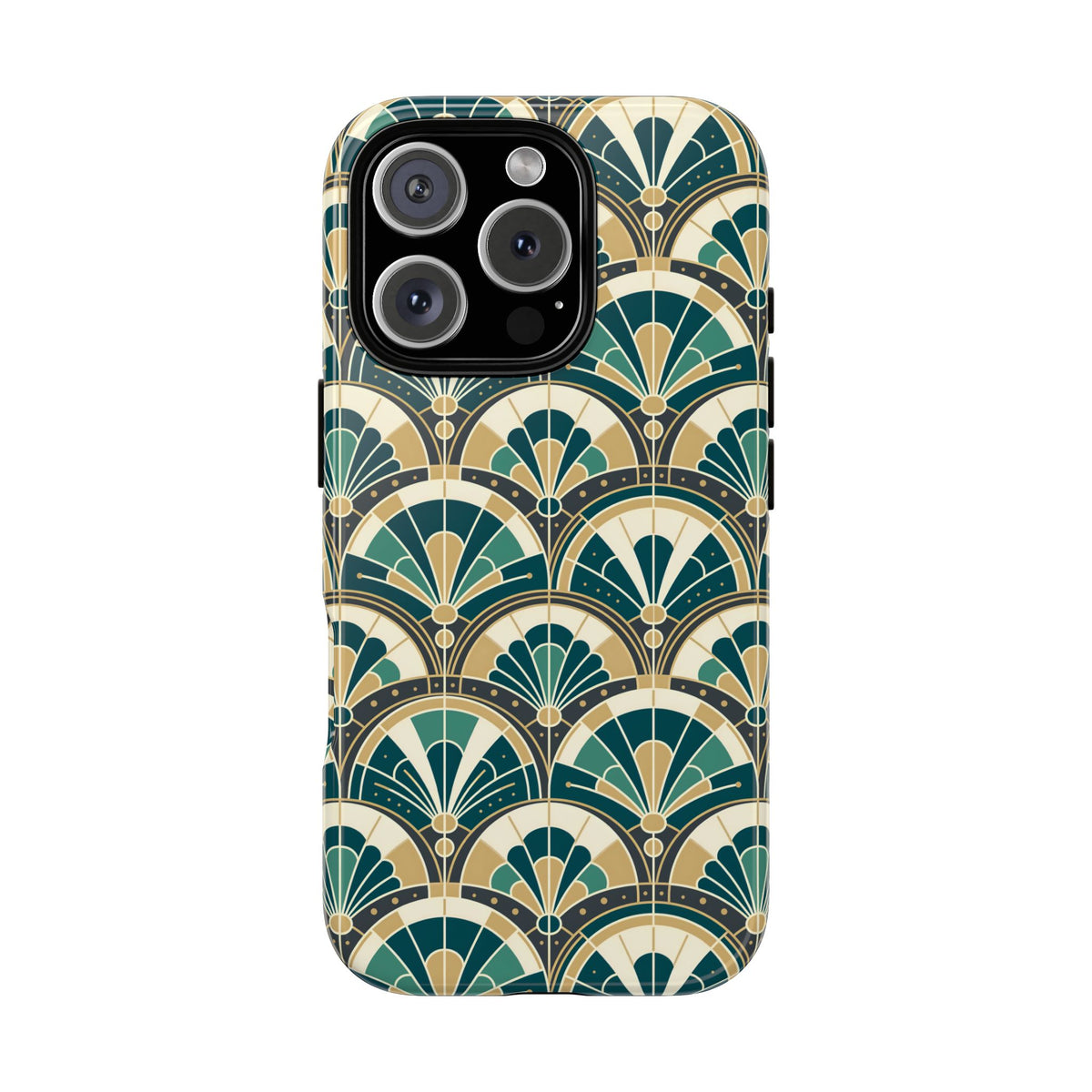 Art Deco Peacock Inspired Tough Phone Case