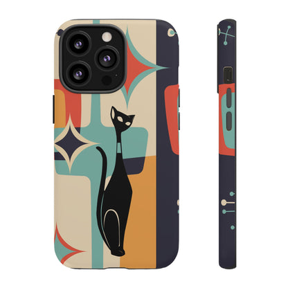 Atomic Cat, Sexton Cat, Mid Mod, Retro Geometric, Starburst Tough Phone Cases
