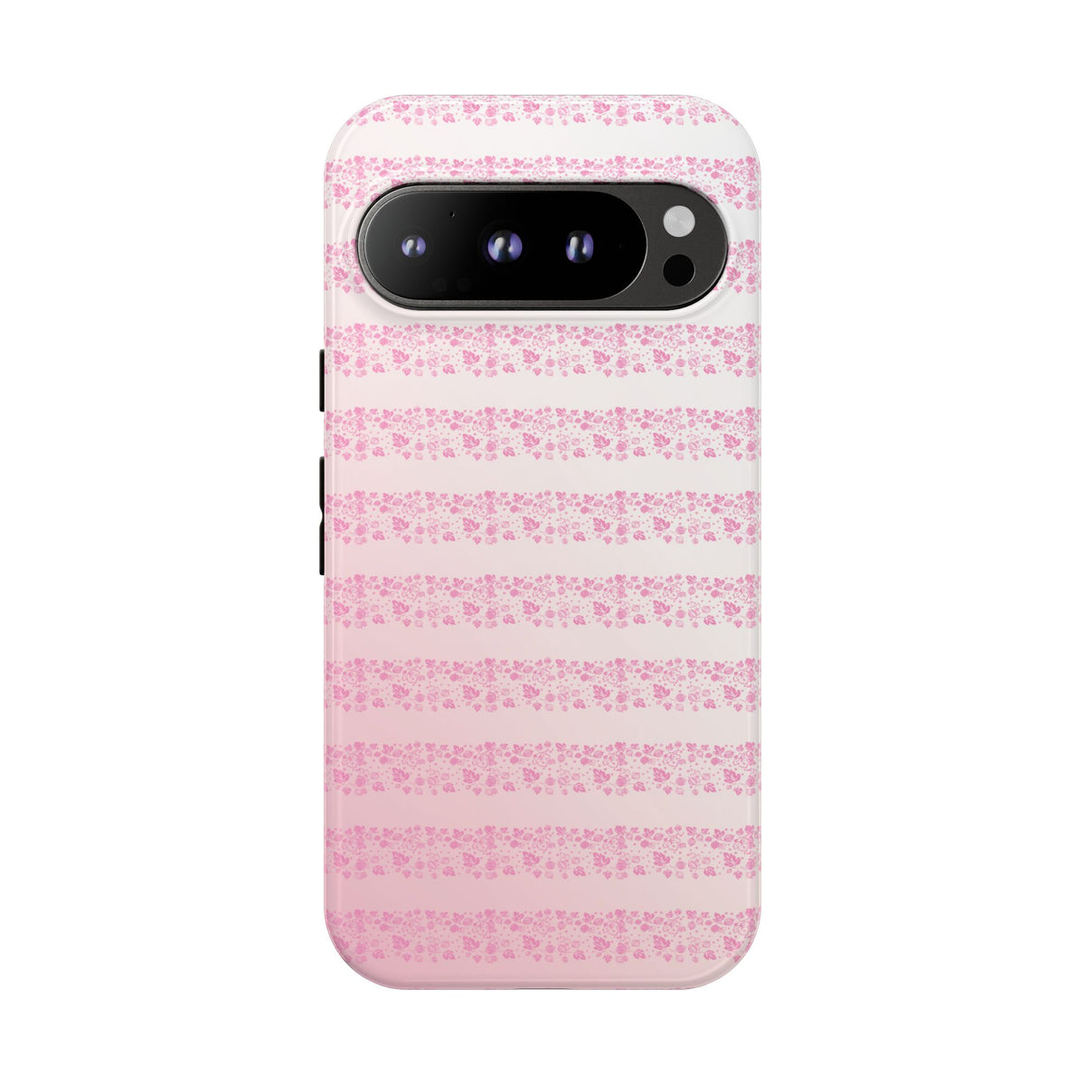 Pink Pyrex Gooseberry Striped Phone Case, Stylish Phone Cover, Tough Protective Case, Cute Cell Phone Case, Trending Gift for Her