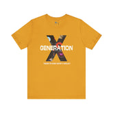 Generation X Retro Tee, Raised On Hose Water And Neglect Unisex Jersey Short Sleeve Tee - Mid Century Modern Gal