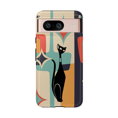 Atomic Cat, Sexton Cat, Mid Mod, Retro Geometric, Starburst Tough Phone Cases
