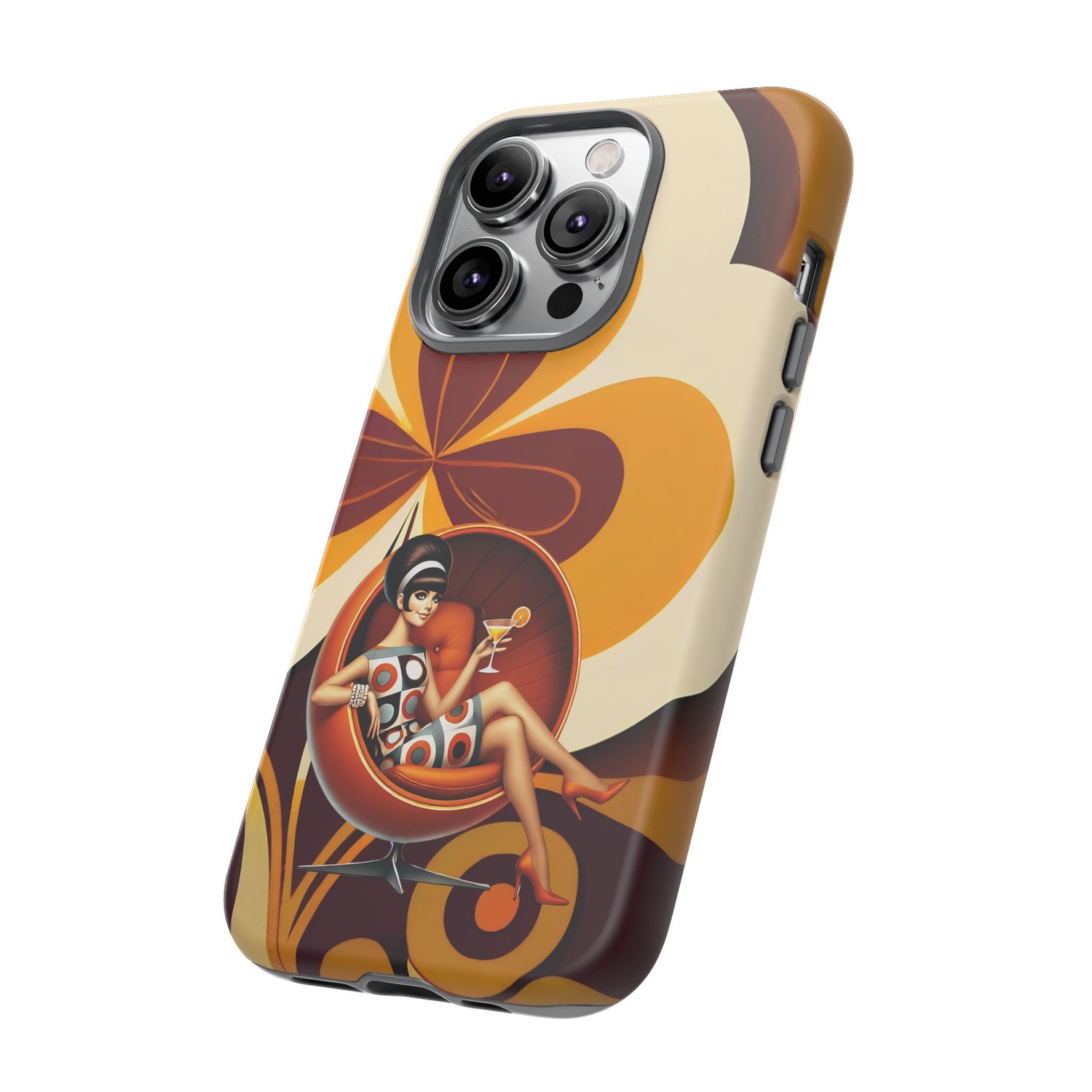 Groovy Mod 60s Retro Flower Power Phone Cases