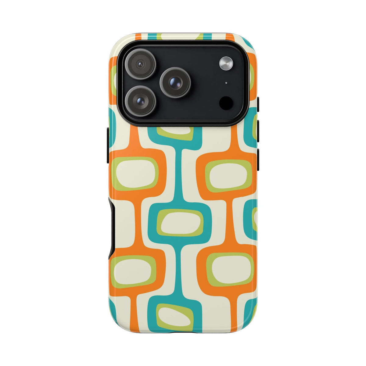 Mid Century Modern Groovy Googie Design, Colorful Smart Phone Tough Cases