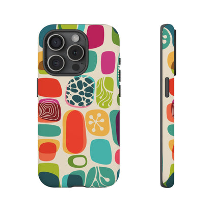 Mid Century Modern Amoeba Designed Tough Phone Case
