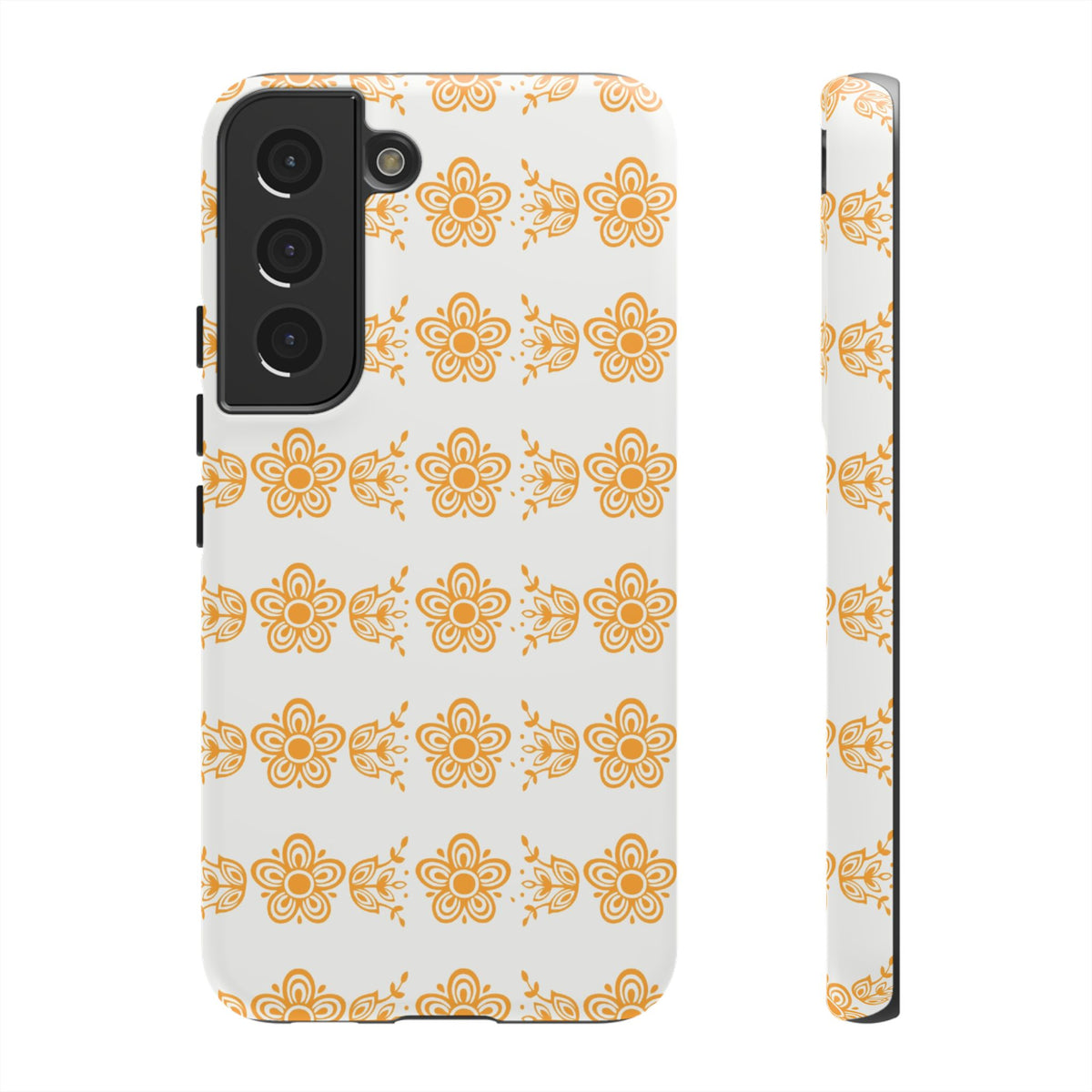 Pyrex Golden Butterfly Floral Phone Case, Tough Cases for Stylish Protection, Gift for Her, Durable, Trendy Floral Design, Cell Phone Cover