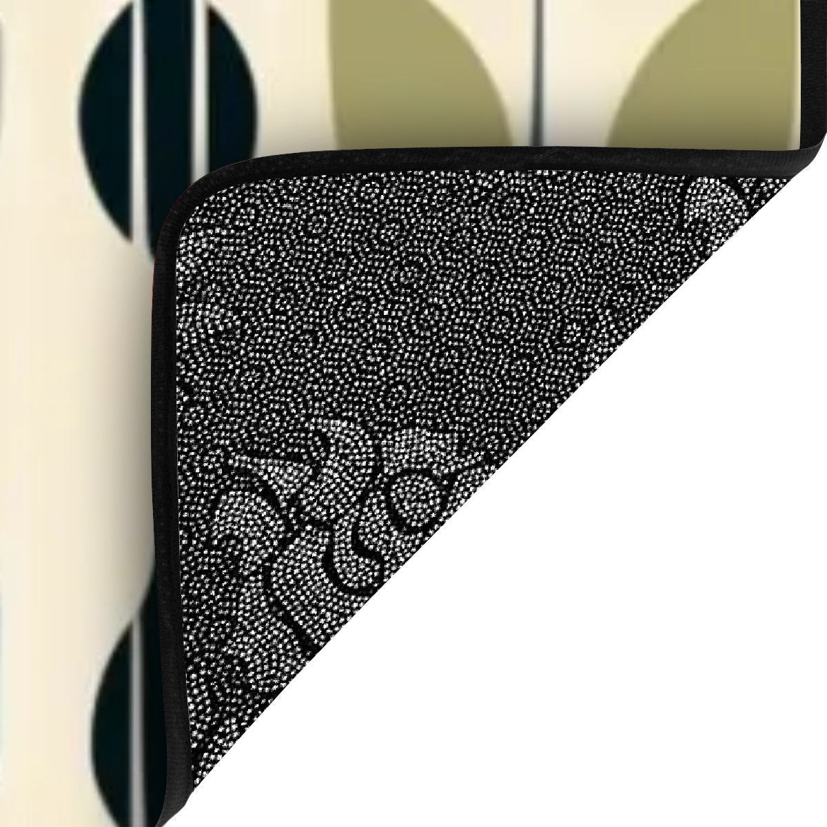 Mid Century Modern Scandinavian Leaves Retro Non Slip Carpet for Stairs Treads - Mid Century Modern Gal