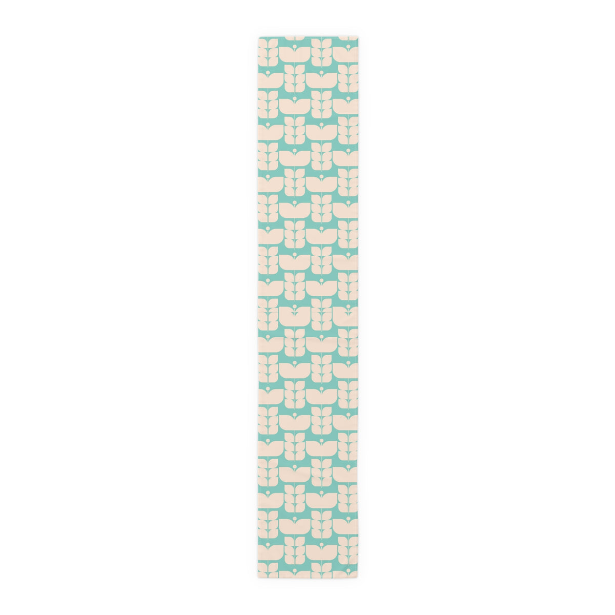 Mid Century Modern Scandi Designed Moder Danish Retro Flower Table Runner - Mid Century Modern Gal
