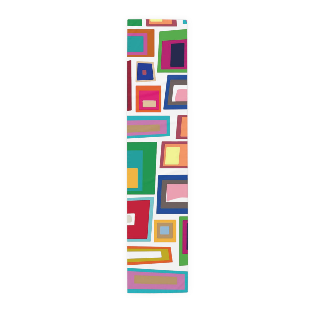 Mid Century Modern Geometric Funky Bold, Colorful MCM Kitchen, Dining Table Runner - Mid Century Modern Gal