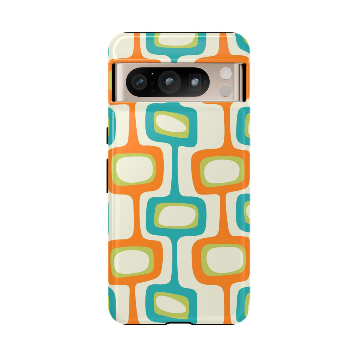 Mid Century Modern Groovy Googie Design, Colorful Smart Phone Tough Cases