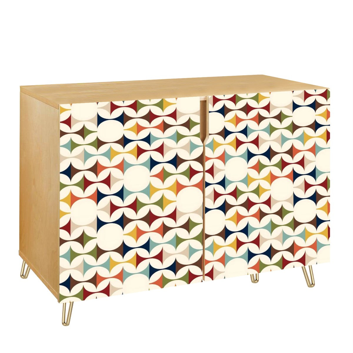 Scandinavian Designed Mid Century Modern Wooden Storage Cabinet - Mid Century Modern Gal