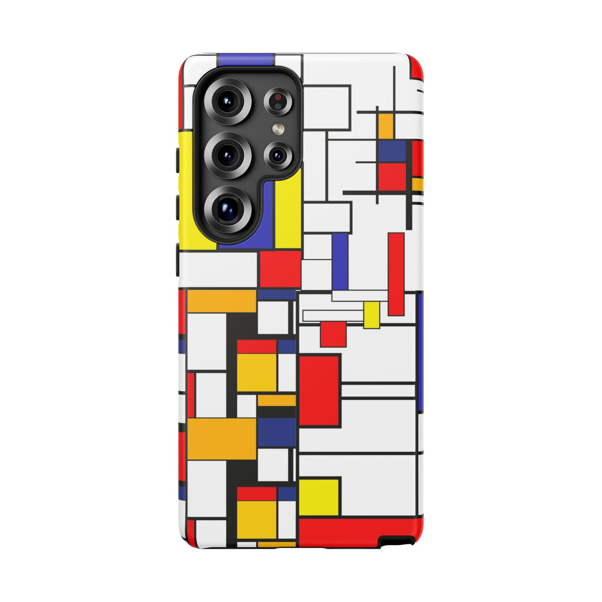 Retro Mod Mondrian, Mid Century Modern Style Tough Phone Case