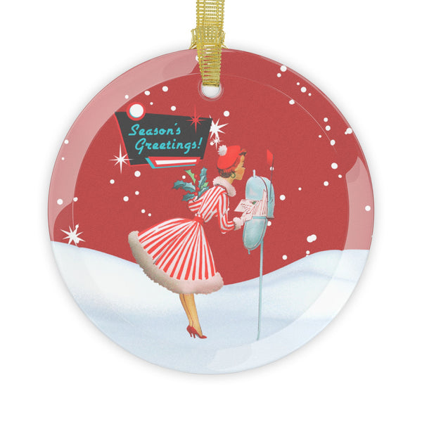 Vintage Holiday Glass Ornaments, Festive Decorations, Christmas Tree Decor, Seasonal Gifts, Retro Style Decor