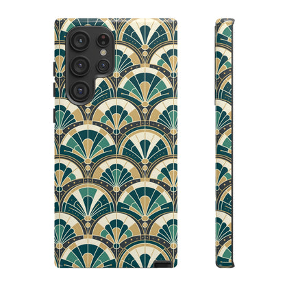 Art Deco Peacock Inspired Tough Phone Case