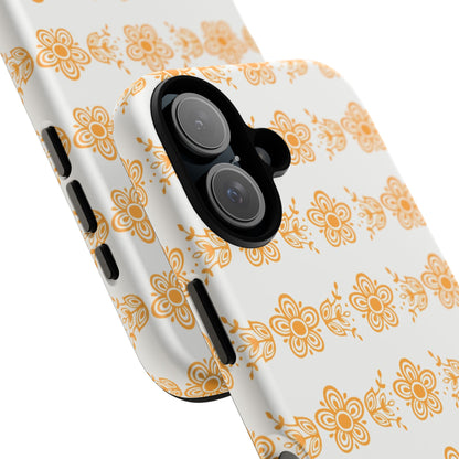 Pyrex Golden Butterfly Floral Phone Case, Tough Cases for Stylish Protection, Gift for Her, Durable, Trendy Floral Design, Cell Phone Cover