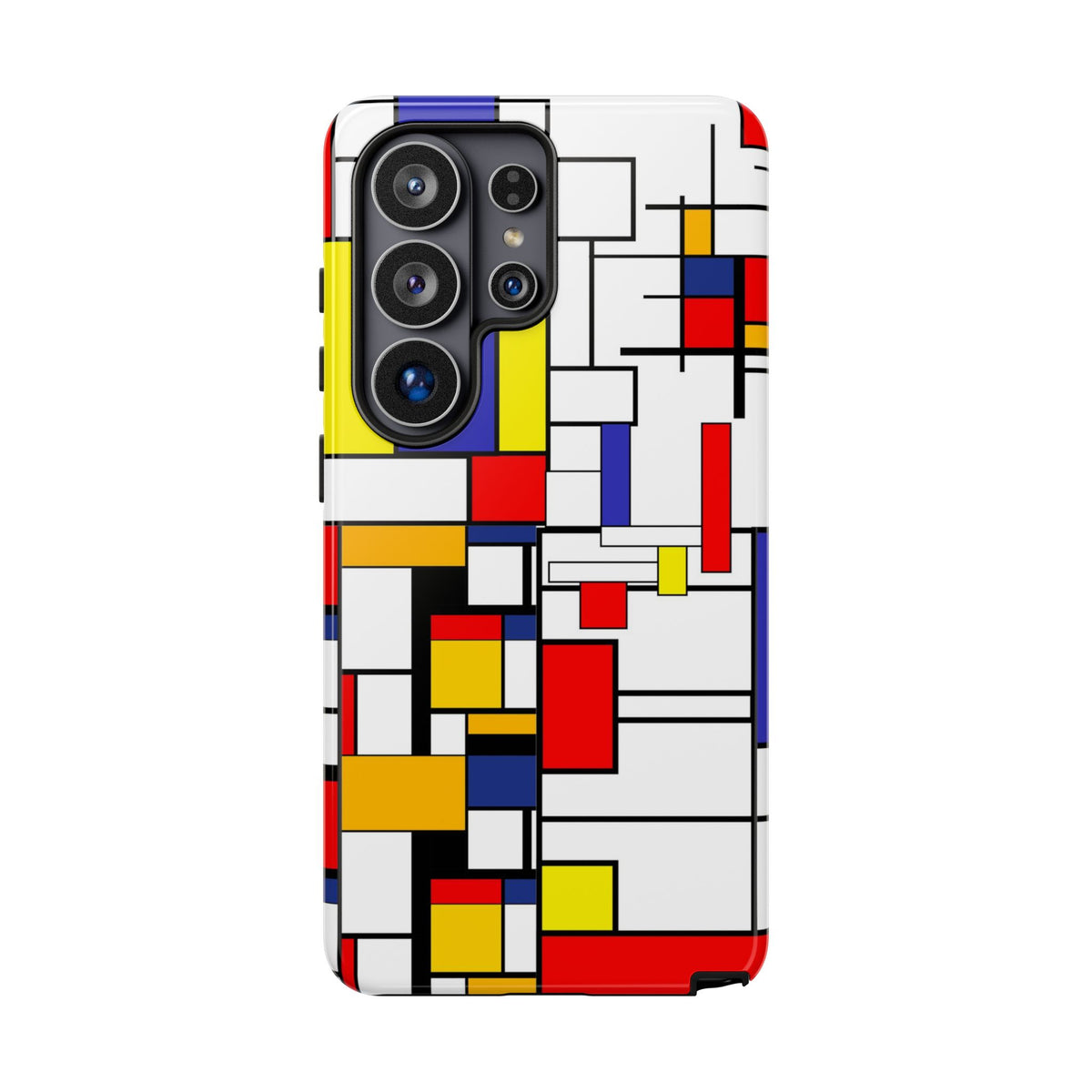 Retro Mod Mondrian, Mid Century Modern Style Tough Phone Case