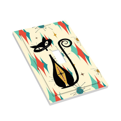 Atomic Cat Franciscan Starburst Modern Switch Cover 1-Gang 1 Toggle - Mid Century Modern Gal