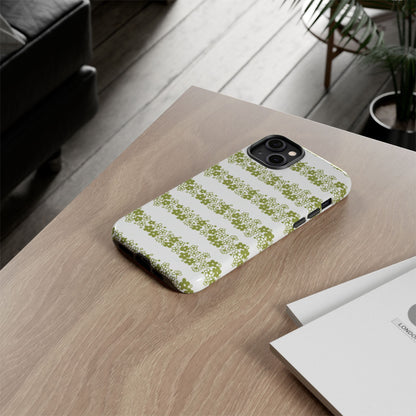 Pyrex Crazy Daisy Spring BlossonFloral Phone Case: Tough Cases with Elegant Green Floral Design, Durable Phone Cover