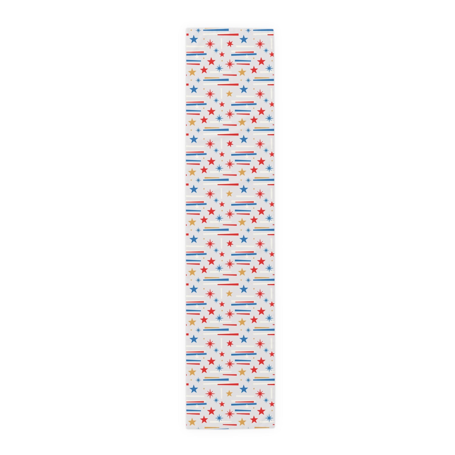 Mid Century Modern 4th of July Stars Holiday Table Runner - Mid Century Modern Gal