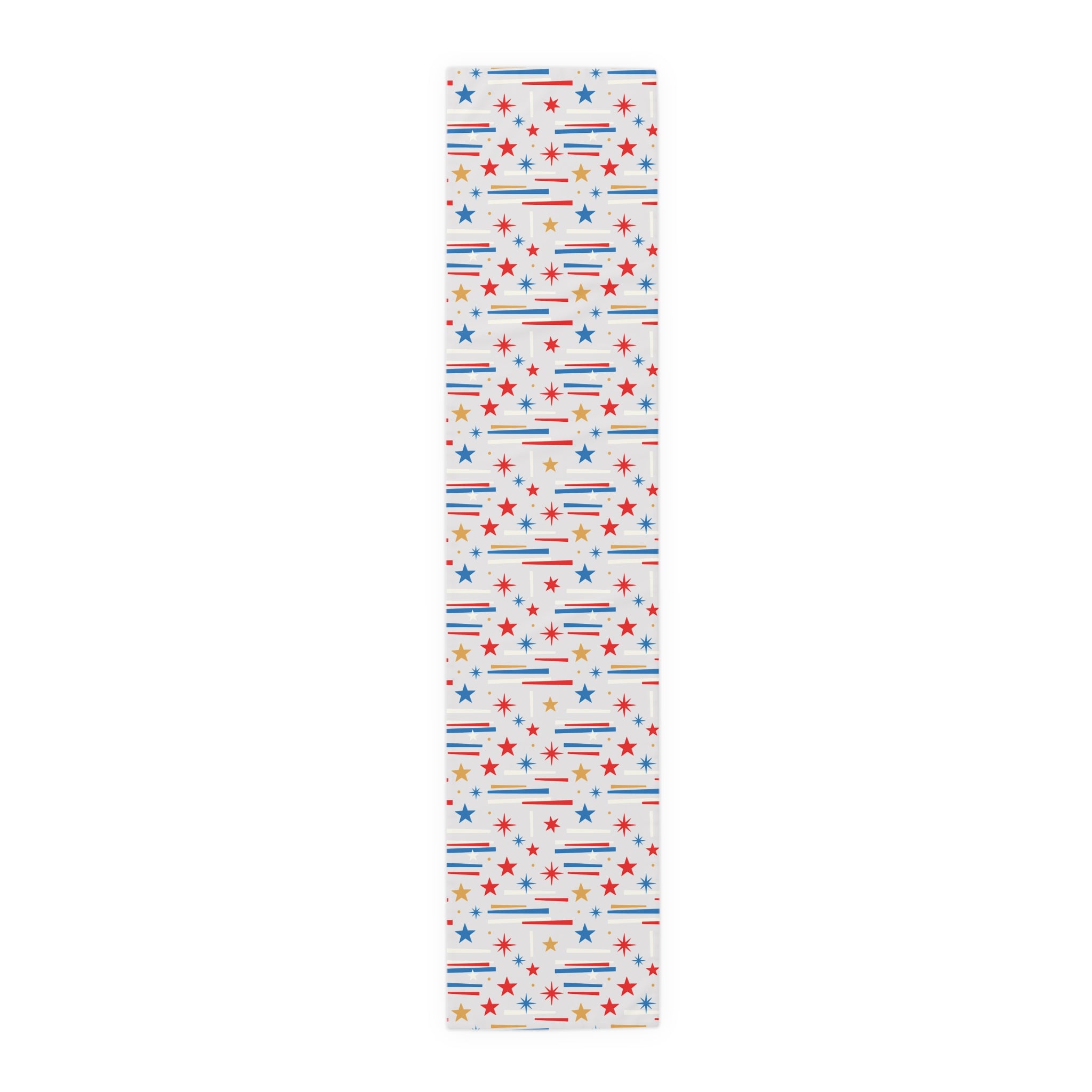 Mid Century Modern 4th of July Stars Holiday Table Runner - Mid Century Modern Gal