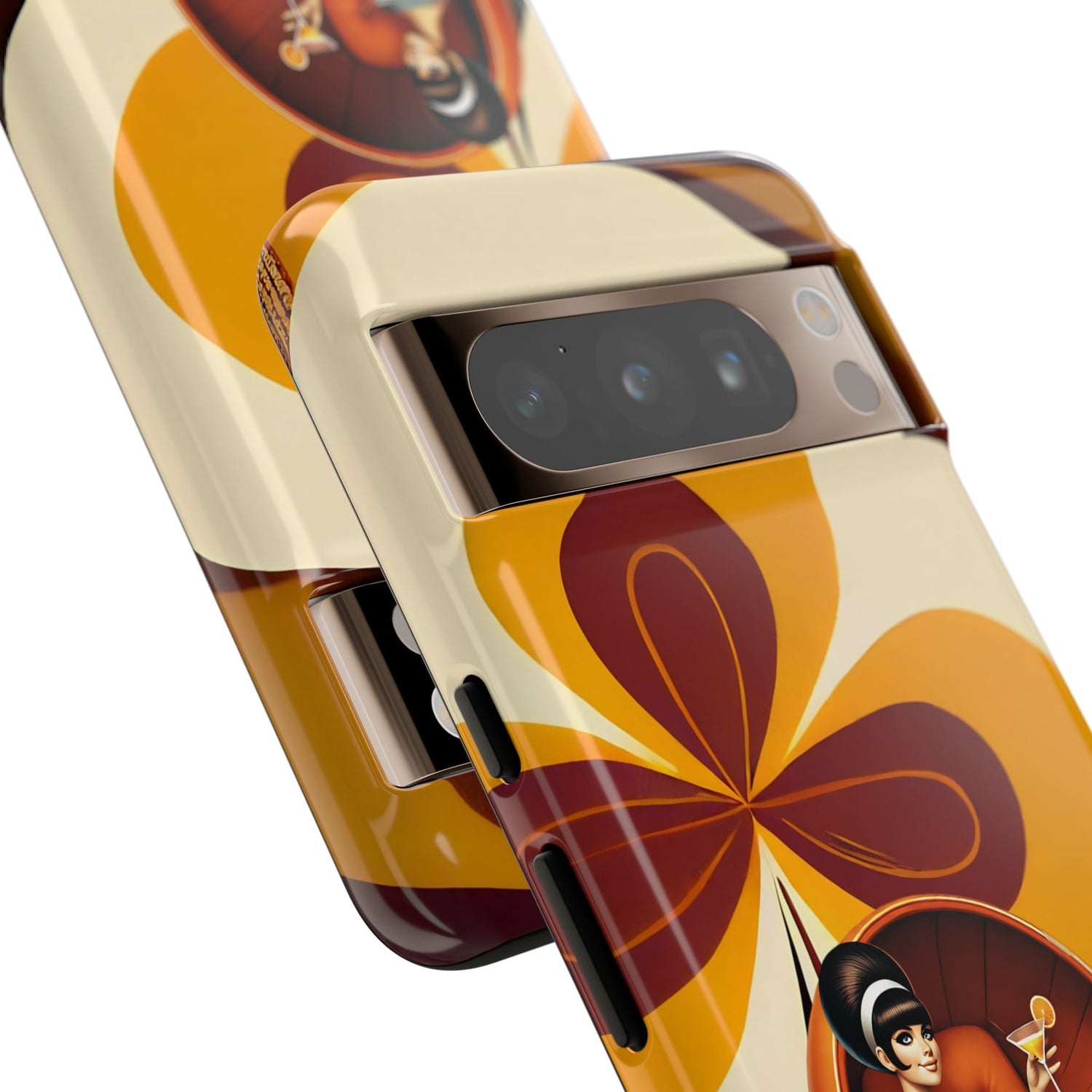 Groovy Mod 60s Retro Flower Power Phone Cases