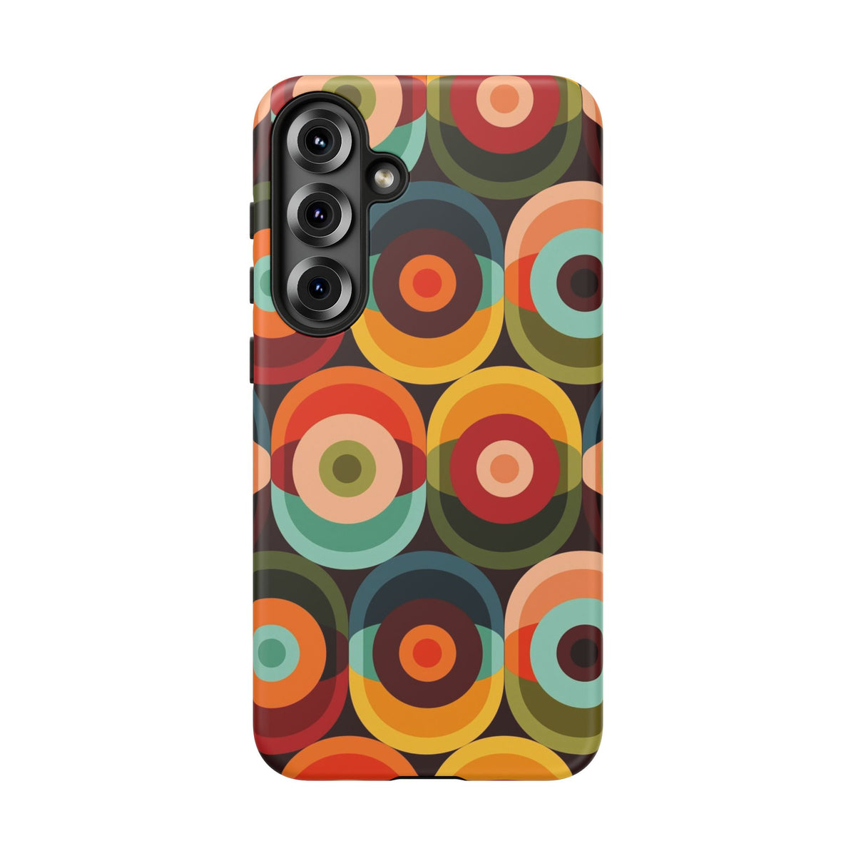 Retro Groovy Space Orb, Funky Fun Tough Phone Case