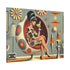 Retro Mod Gal, Atomic Age Kitschy 60s Groovy Wall Art - Mid Century Modern Gal
