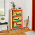 Mid Century Modern Doxie Weiner Dog Lover Retro Orange Shoe Storage Cabinet - Mid Century Modern Gal