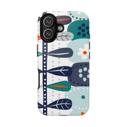 Scandinavian Modern Floral Nordic Hygge Tough Phone Case