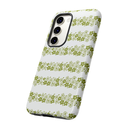 Pyrex Crazy Daisy Spring BlossonFloral Phone Case: Tough Cases with Elegant Green Floral Design, Durable Phone Cover