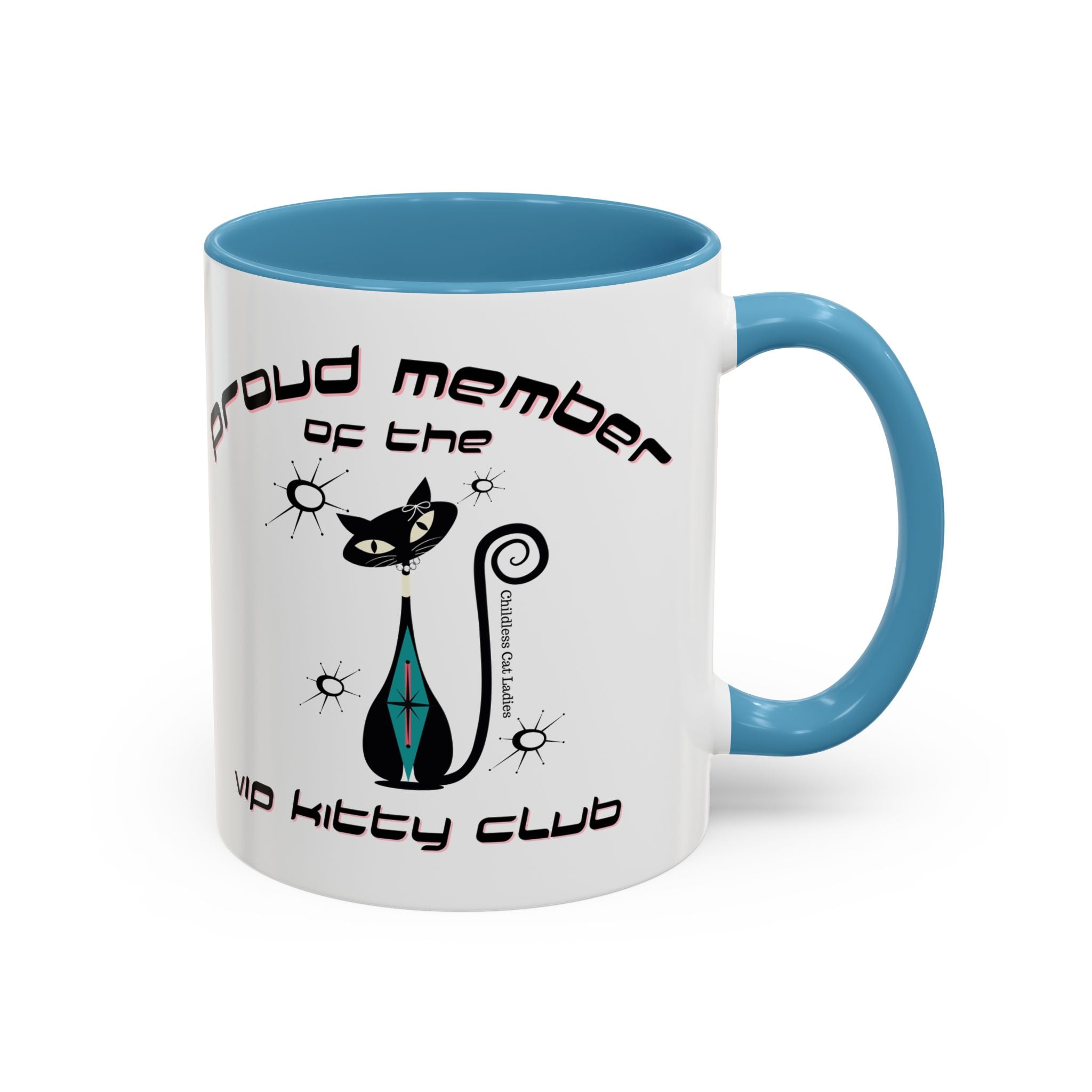 Childless Cat Lady Atomic Cat Kitty Club, Vote Drinking Mug