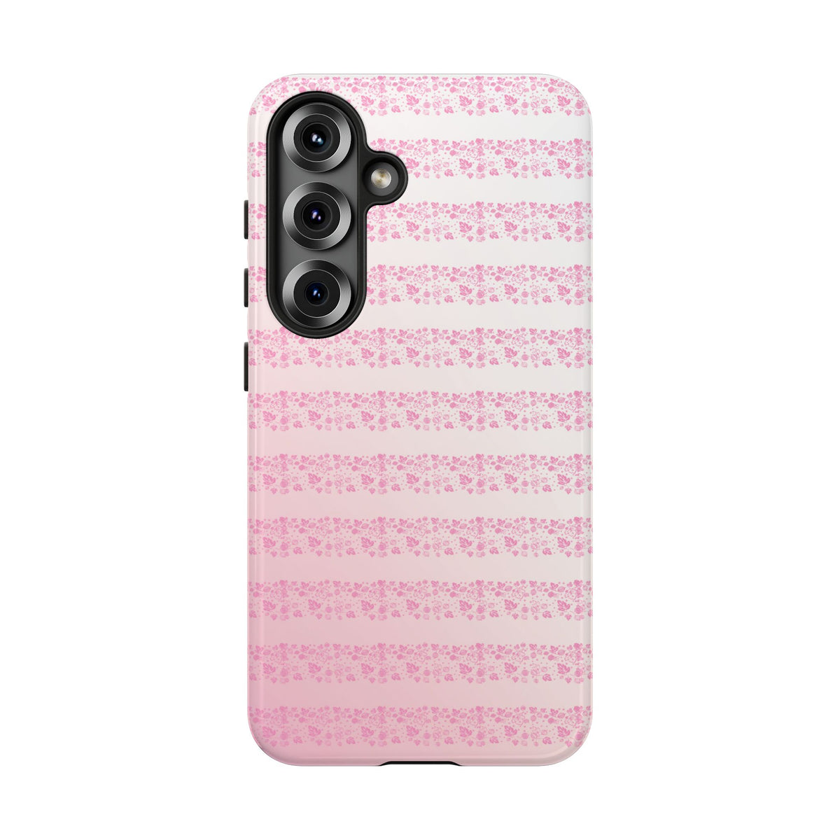 Pink Pyrex Gooseberry Striped Phone Case, Stylish Phone Cover, Tough Protective Case, Cute Cell Phone Case, Trending Gift for Her
