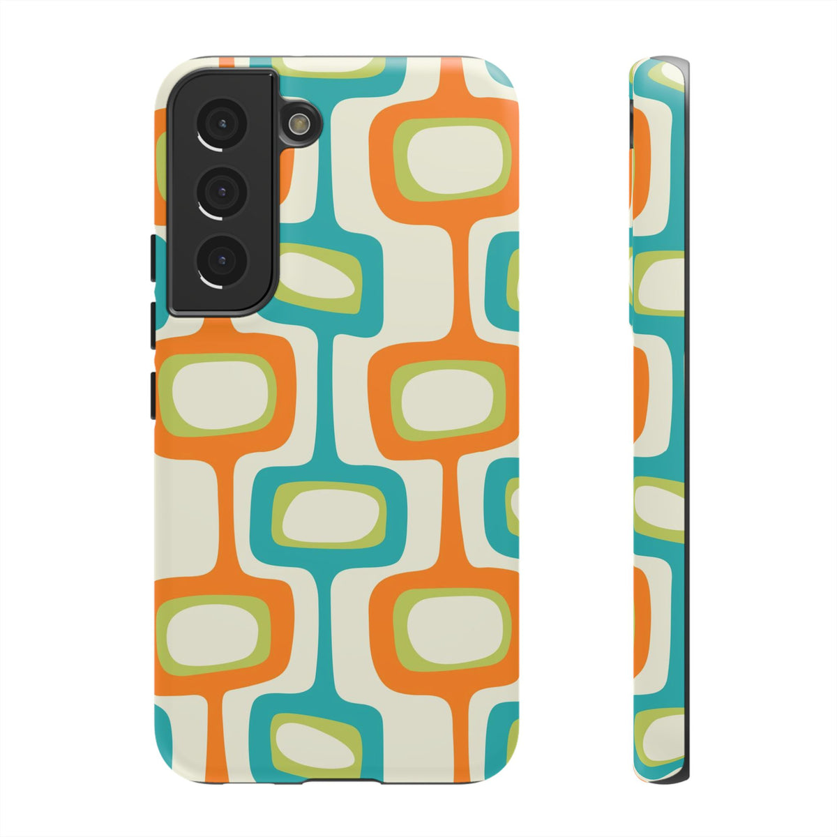 Mid Century Modern Groovy Googie Design, Colorful Smart Phone Tough Cases - Mid Century Modern Gal