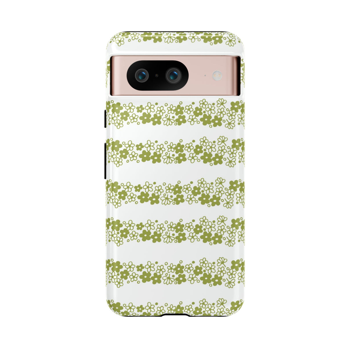 Pyrex Crazy Daisy Spring BlossonFloral Phone Case: Tough Cases with Elegant Green Floral Design, Durable Phone Cover