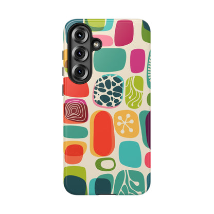 Mid Century Modern Amoeba Designed Tough Phone Case