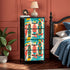 Mid Century Modern Tiki Idol, Retro Mid Mod 4-Drawer Dresser - Mid Century Modern Gal