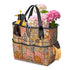 70s Floral Pink Orange Garden Tool Bag - Mid Century Modern Gal