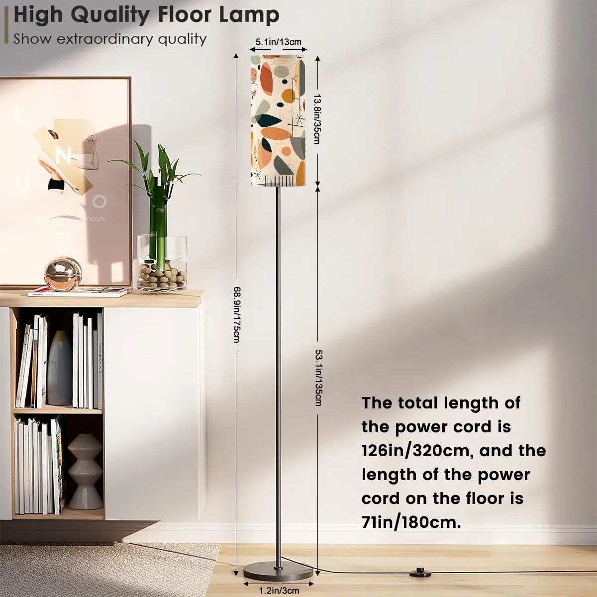 Modern Danish Abstract Scandinavian Designed Mid Century Modern Floor Lamp - Mid Century Modern Gal