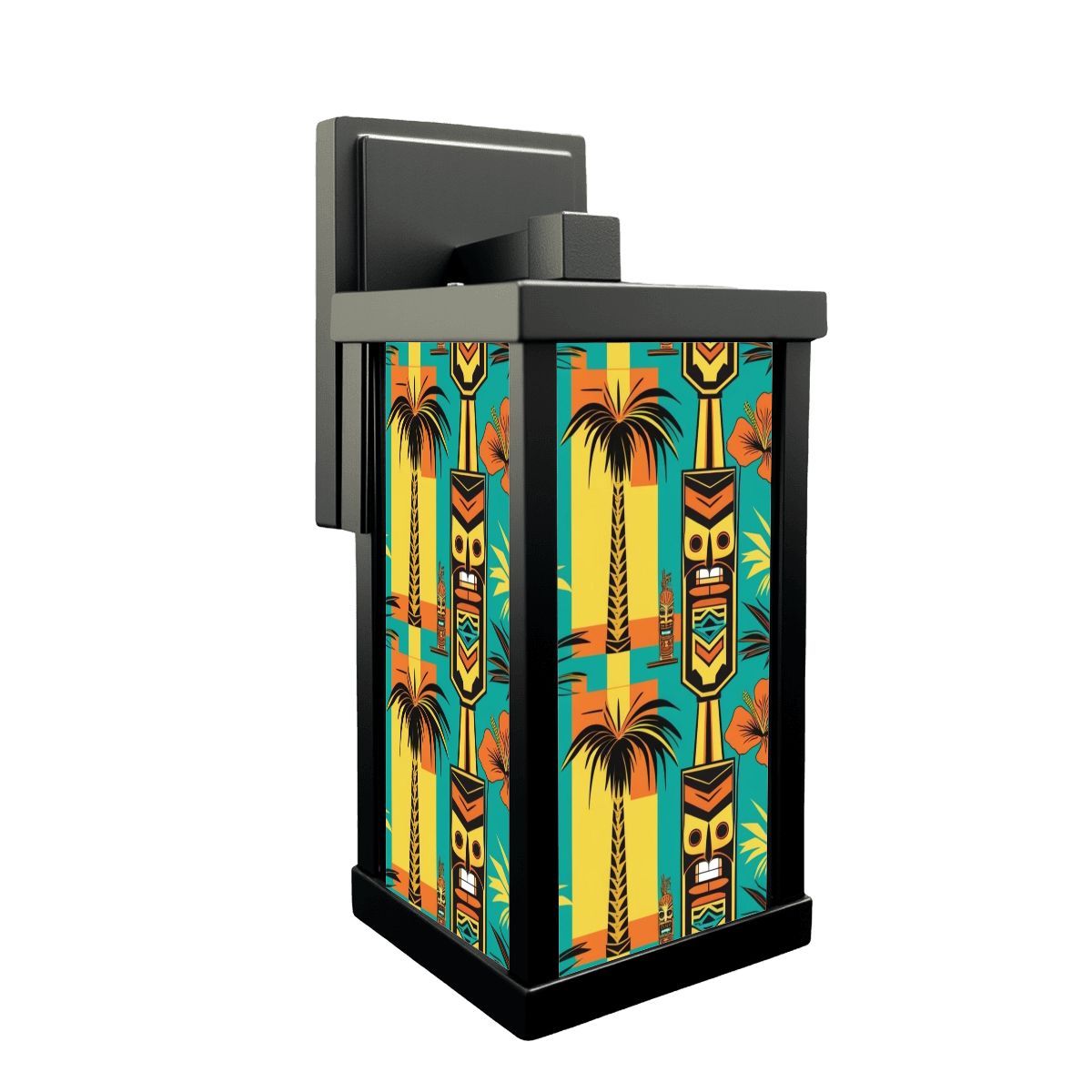 Mid Century Modern Tiki Polynesian Retro Mod Patio Wall Light - Mid Century Modern Gal