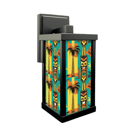 Mid Century Modern Tiki Polynesian Retro Mod Patio Wall Light - Mid Century Modern Gal
