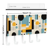 Mid Century Modern Bauhaus Designed Retro Key Holder Wall Mount - Mid Century Modern Gal